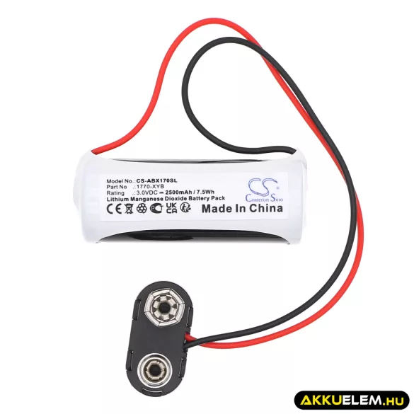 Utángyártott Allen Bradley PLC Li-MnO2 elem 3V 2500mAh 1770-XYB, 1785-L30B - CameronSino