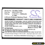 Utángyártott Bea-fon mobil Li-Polymer akkumulátor 3.8V 1500mAh BEA7202145, SL720 - CameronSino