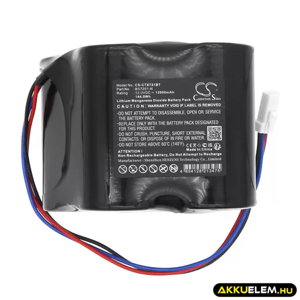Utángyártott Aritech Riasztó rendszer Li-MnO2 elem 12V 12000mAh - CameronSino