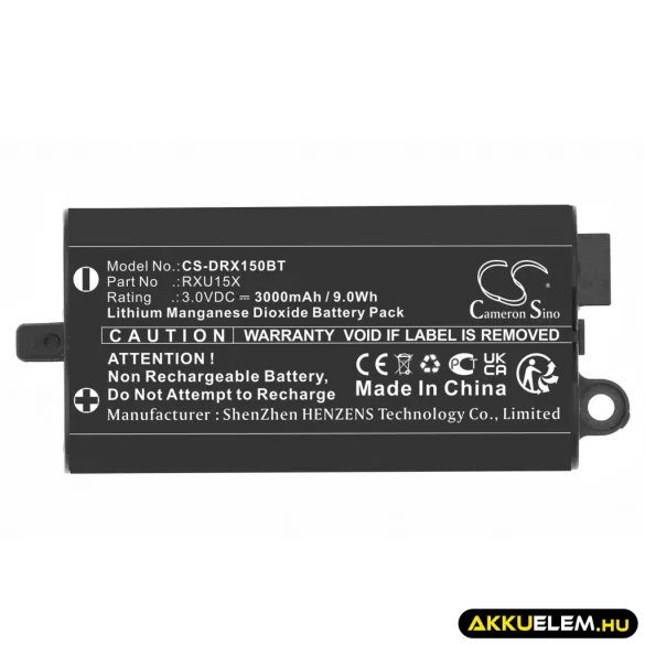 Utángyártott Daitem Riasztó rendszer Li-MnO2 elem 3V 3000mAh RXU15X - CameronSino