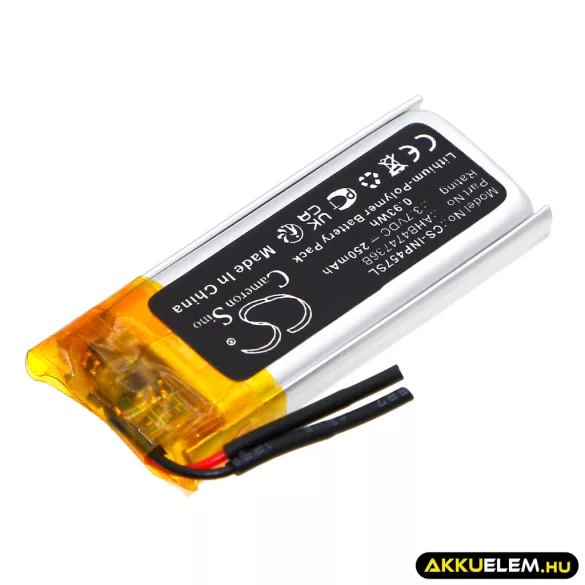 Utángyártott Ingenico Fizetési terminál Li-Polymer akkumulátor 3.7V 250mAh AHB474736B - CameronSino