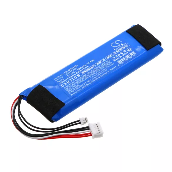 Utángyártott JBL hangszóró Li-Polymer akkumulátor 3.7V 3000mAh GSP872693 - CameronSino