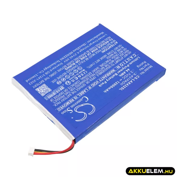 Utángyártott Launch diagnosztikai Li-Polymer akkumulátor 3.7V 12000mAh X-431PADII - CameronSino