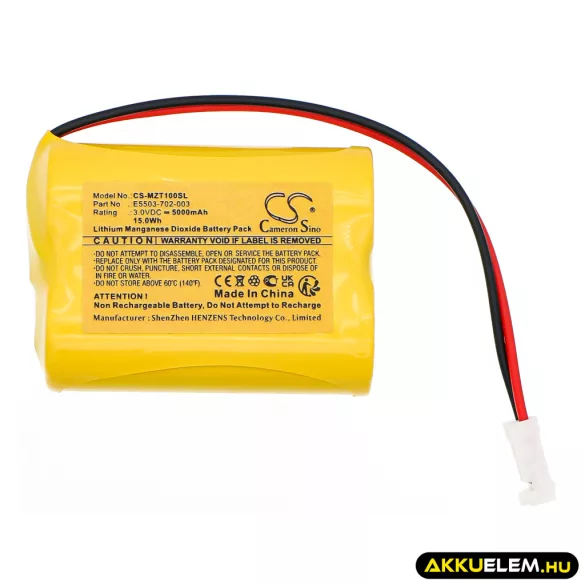 Utángyártott Okuma PLC Li-MnO2 elem 3V 5000mAh E5503-702-003, OSP-P200/P20 - CameronSino