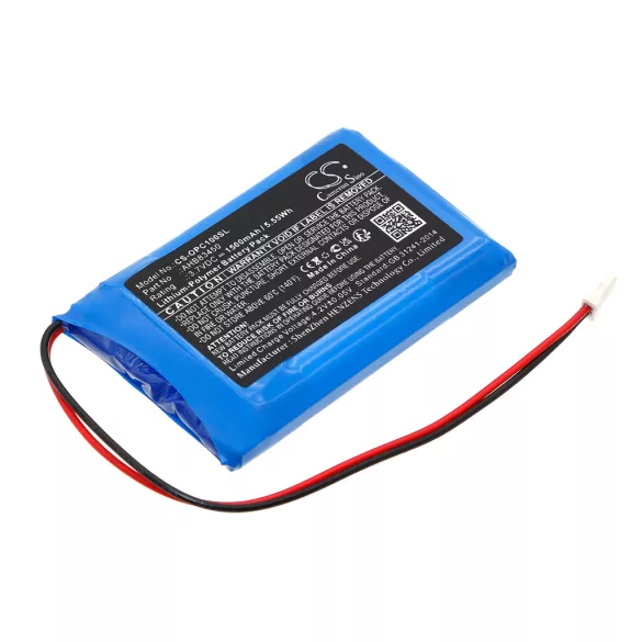 Utángyártott Opus Médialejátszó Li-Polymer akkumulátor 3.7V 1500mAh AHB83450 - CameronSino