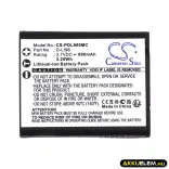 Utángyártott Pentax Kamera Li-ion akkumulátor 3.7V 890mAh D-LI96 - CameronSino