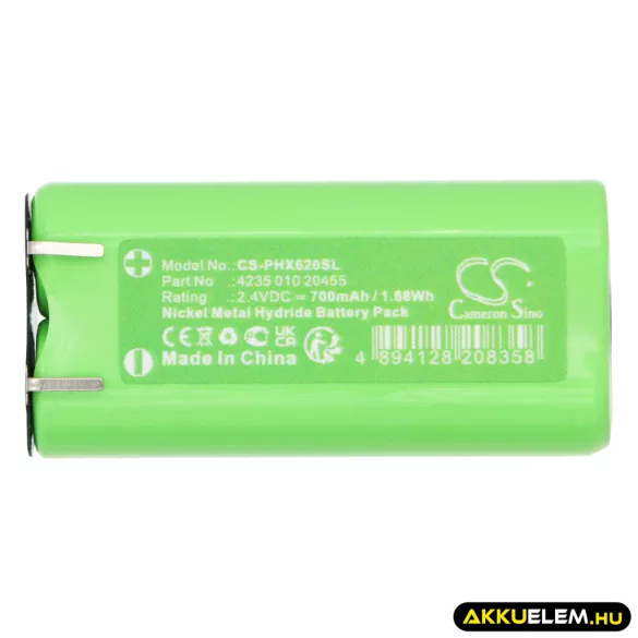 Utángyártott Remington Fogkefe Ni-MH akkumulátor 2.4V 700mAh 423501020455, 423811820588 - CameronSino