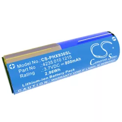   Utángyártott Philips Fogkefe Li-ion akkumulátor 3.7V 800mAh 423501013068, 42350101215 - CameronSino
