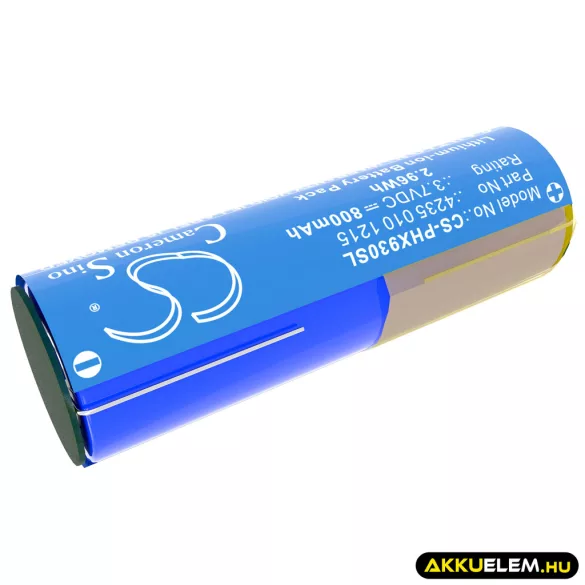 Utángyártott Philips Fogkefe Li-ion akkumulátor 3.7V 800mAh 423501013068, 42350101215 - CameronSino