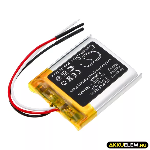 Utángyártott Technics Vezeték nélküli fejhallgató Li-Polymer akkumulátor 3.7V 700mAh FT523230P - CameronSino