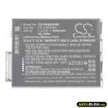 Utángyártott Panasonic laptop Li-ion akkumulátor 7.2V 5600mAh FZ-VZSU94K, FZ-VZSU95K - CameronSino