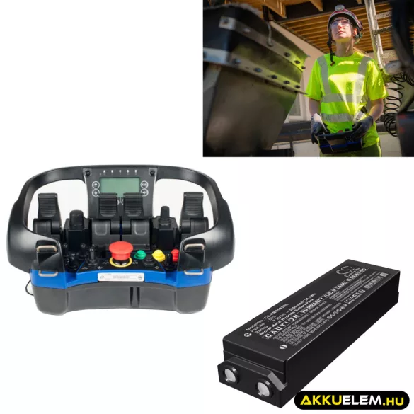 Utángyártott Scanreco Daru távirányító Ni-MH akkumulátor 7.2V 3000mAh 593, 8991163 - CameronSino