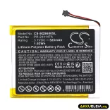 Utángyártott Square Fizetési terminál Li-Polymer akkumulátor 3.7V 520mAh PR-244147A - CameronSino