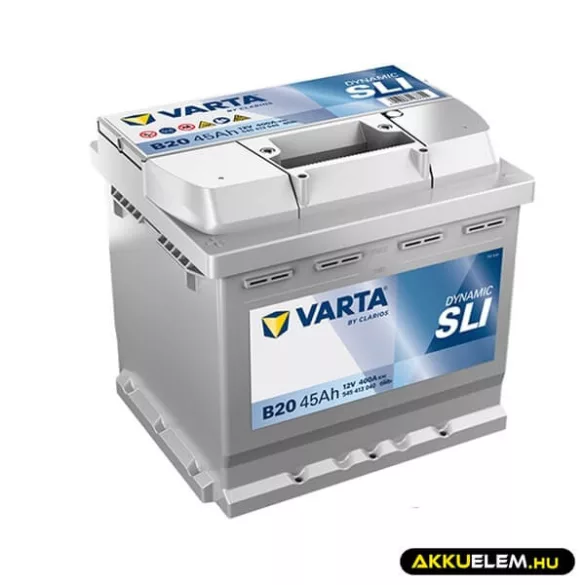VARTA 12V 45Ah 400A B20 autó akkumulátor 545413 BAL+