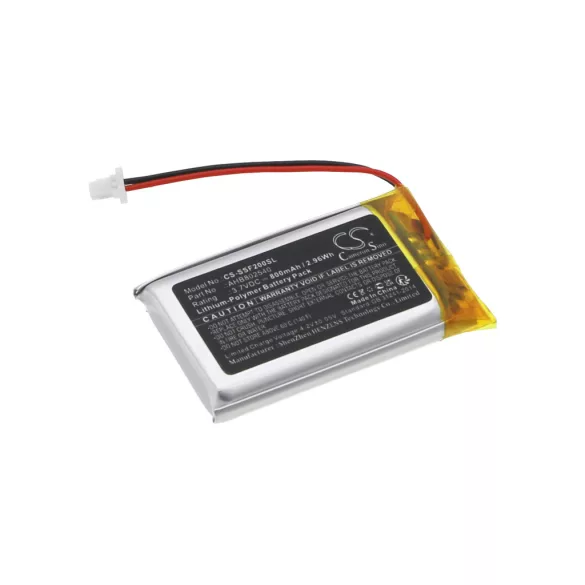 Utángyártott Sena Vezeték nélküli fejhallgató Li-Polymer akkumulátor 3.7V 800mAh AHB802540 - CameronSino