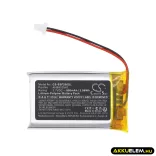 Utángyártott Sena Vezeték nélküli fejhallgató Li-Polymer akkumulátor 3.7V 800mAh AHB802540 - CameronSino