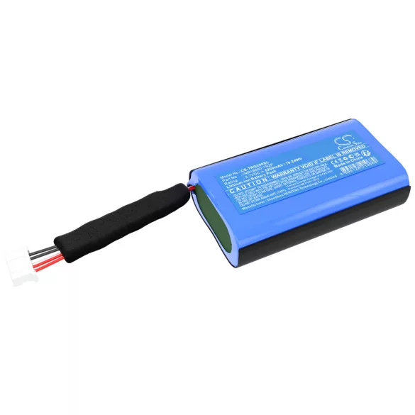 Utángyártott Teufel hangszóró Li-ion akkumulátor 3.7V 5200mAh INR18650-1S2P - CameronSino