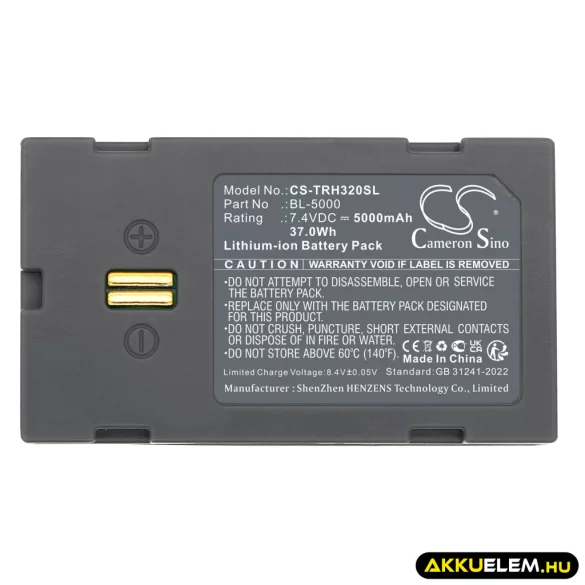 Utángyártott Hi-Target egyéb Li-ion akkumulátor 7.4V 5000mAh BL-5000 - CameronSino