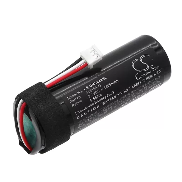 Utángyártott Unitech Vonalkód szkenner Li-ion akkumulátor 3.7V 1500mAh 113154-O, 1400-900014G - CameronSino
