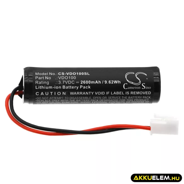 Utángyártott VDO diagnosztikai Li-ion akkumulátor 3.7V 2600mAh VDO100 - CameronSino