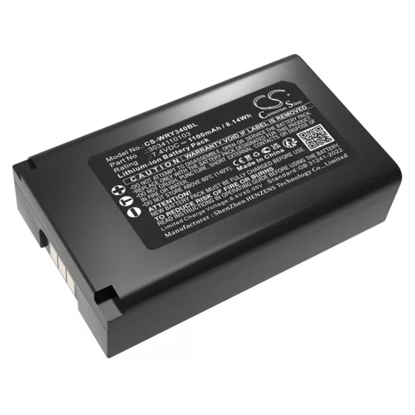 Utángyártott Worldline Fizetési terminál Li-ion akkumulátor 7.4V 1100mAh 3034110103 - CameronSino