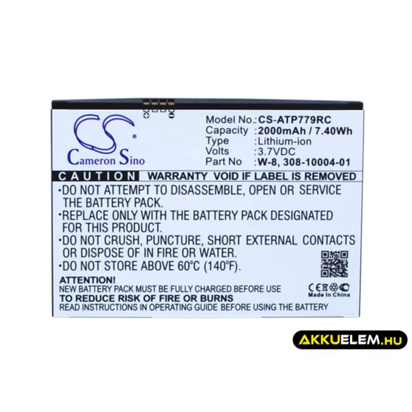 Utángyártott Netgear Hotspot Li-ion akkumulátor 3.7V 2000mAh W-7, 5200087 - CameronSino