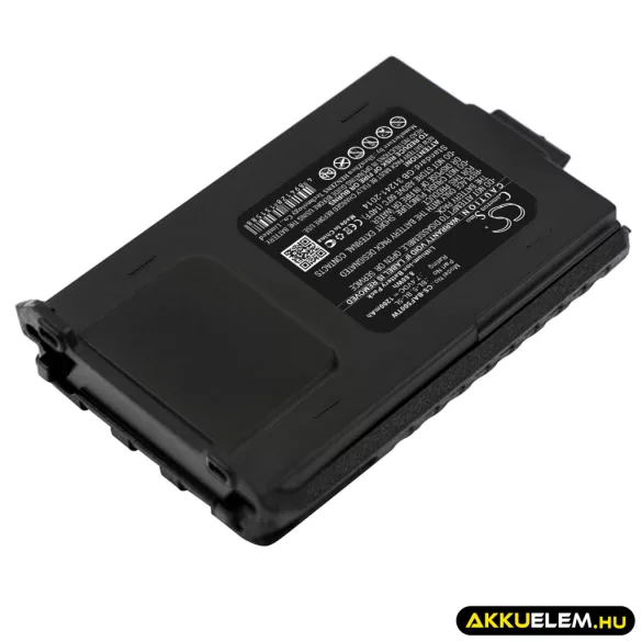 Utángyártott Baofeng adó-vevő rádió Li-ion akkumulátor 7.4V 1200mAh BL-5, BL-5L - CameronSino