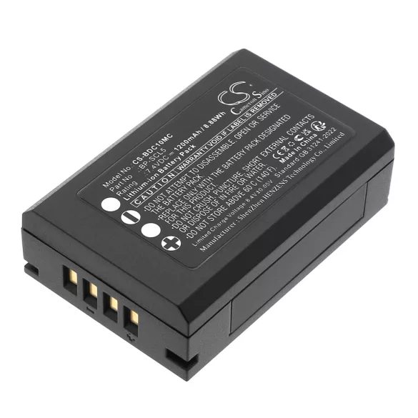 Utángyártott Leica Kamera Li-ion akkumulátor 7.4V 1200mAh 24003, BP-SCL5 - CameronSino
