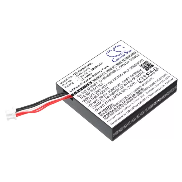 Utángyártott BMW Vezeték nélküli fejhallgató Li-Polymer akkumulátor 3.8V 3200mAh GHN12306 - CameronSino