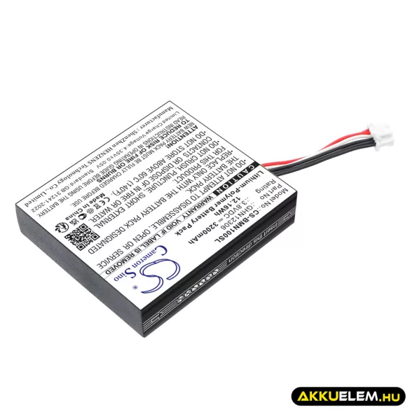 Utángyártott BMW Vezeték nélküli fejhallgató Li-Polymer akkumulátor 3.8V 3200mAh GHN12306 - CameronSino