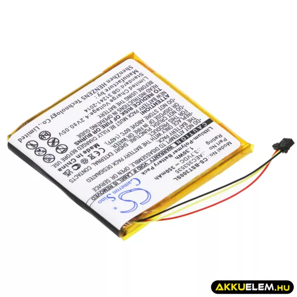 Utángyártott Beats Vezeték nélküli fejhallgató Li-Polymer akkumulátor 3.7V 350mAh AEC353535 - CameronSino