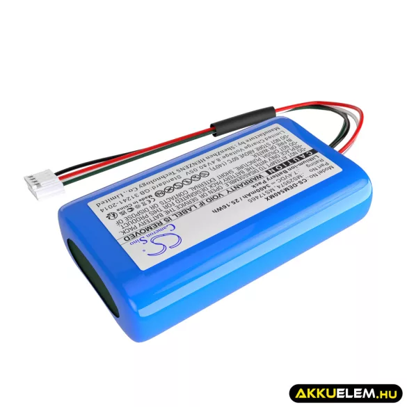 Utángyártott Drager Orvosi Li-ion akkumulátor 7.4V 3400mAh MS29574, MS17465 - CameronSino