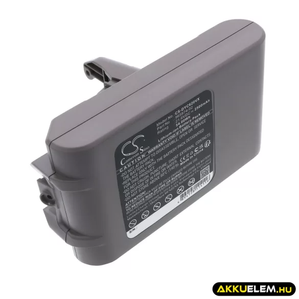 Utángyártott Dyson porszívó Li-ion akkumulátor 21.6V 2500mAh 965874-02, 205794-01/04 - CameronSino