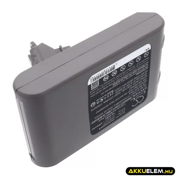 Utángyártott Dyson porszívó Li-ion akkumulátor 21.6V 2500mAh 965874-02, 205794-01/04 - CameronSino