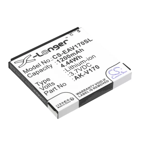 Utángyártott Emporia mobil Li-ion akkumulátor 3.7V 1200mAh AK-V170 - CameronSino