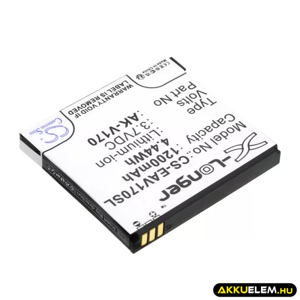 Utángyártott Emporia mobil Li-ion akkumulátor 3.7V 1200mAh AK-V170 - CameronSino