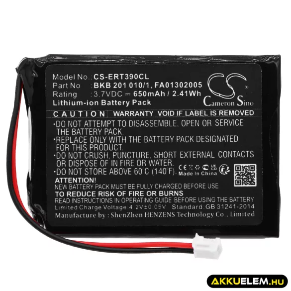 Utángyártott Avaya Vezeték nélküli telefon Li-ion akkumulátor 3.7V 650mAh BKB201010/1, FA01302005 - CameronSino