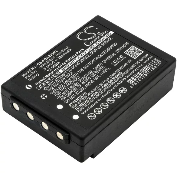 Utángyártott HBC Daru távirányító Ni-MH akkumulátor 6V 2000mAh BA225000, Hub05AA - CameronSino