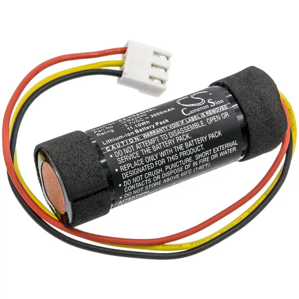 Utángyártott Harman/Kardon hangszóró Li-ion akkumulátor 3.7V 3000mAh ICR22650 - CameronSino