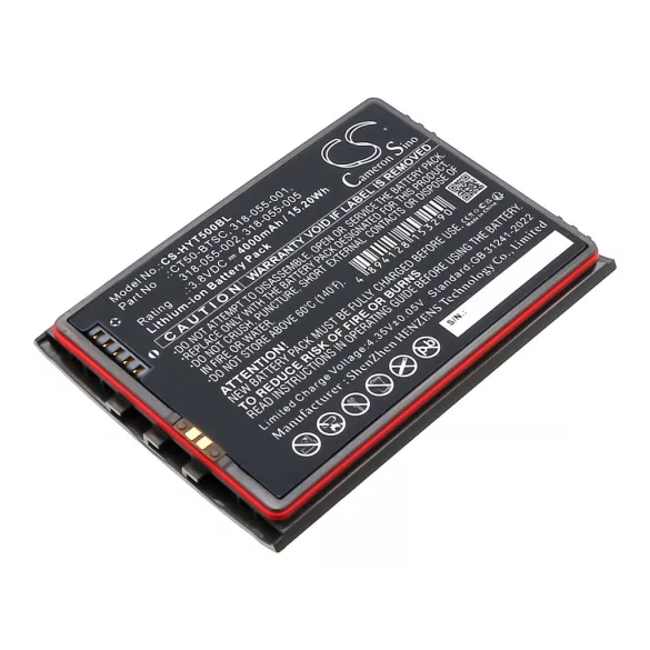 Utángyártott Honeywell Vonalkód szkenner Li-ion akkumulátor 3.8V 4000mAh 318-055-001, 318-055-002 - CameronSino