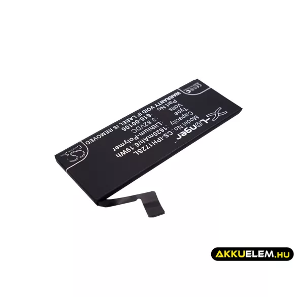Utángyártott Apple mobil Li-Polymer akkumulátor 3.82V 1620mAh 616-00107, 616-00106 - CameronSino