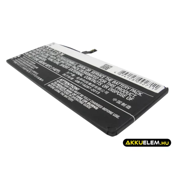 Utángyártott Apple mobil Li-Polymer akkumulátor 3.82V 2900mAh 616-0765, DAK90151 - CameronSino