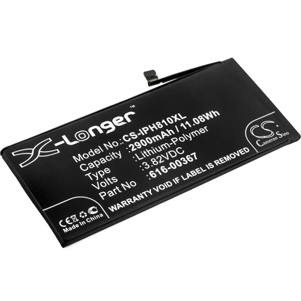 Utángyártott Apple mobil Li-Polymer akkumulátor 3.82V 2900mAh 616-00367 - CameronSino