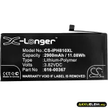 Utángyártott Apple mobil Li-Polymer akkumulátor 3.82V 2900mAh 616-00367 - CameronSino