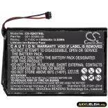Utángyártott Garmin GPS Li-ion akkumulátor 3.7V 1500mAh 361-00066-00, 361-00066-10 - CameronSino