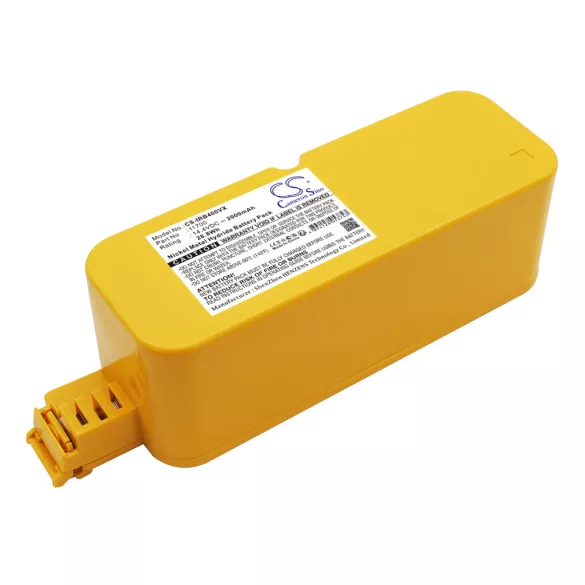 Utángyártott Veluce porszívó Ni-MH akkumulátor 14.4V 2000mAh - CameronSino