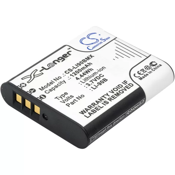 Utángyártott Ricoh Kamera Li-ion akkumulátor 3.7V 1200mAh - CameronSino