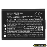 Utángyártott Canon Kamera Li-ion akkumulátor 7.4V 1100mAh LP-E10 - CameronSino