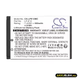 Utángyártott Canon Kamera Li-ion akkumulátor 7.4V 650mAh LP-E12 - CameronSino