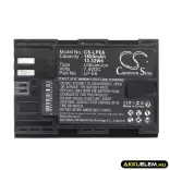 Utángyártott Canon Kamera Li-ion akkumulátor 7.4V 1800mAh LP-E6N, LP-E6NH - CameronSino